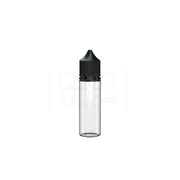 50ml v3 pet unicorn bottle cr clear natural black cap 500 count