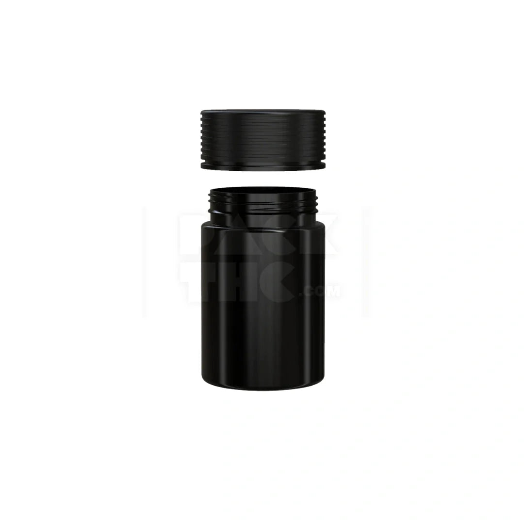 5oz 150cc spiral cr container opaque black 300 count
