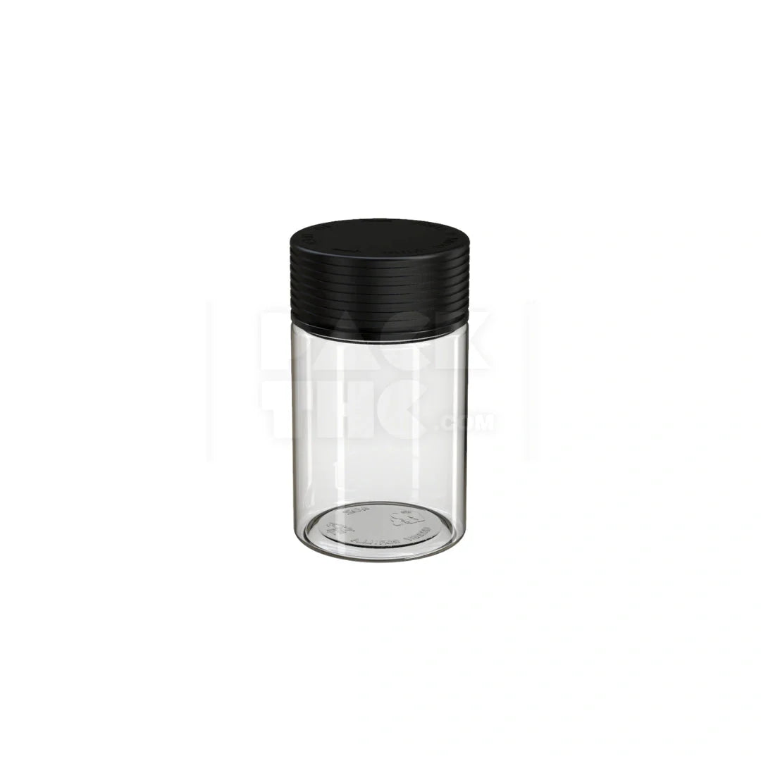 5oz 150cc spiral cr container clear natural black closure 300 count