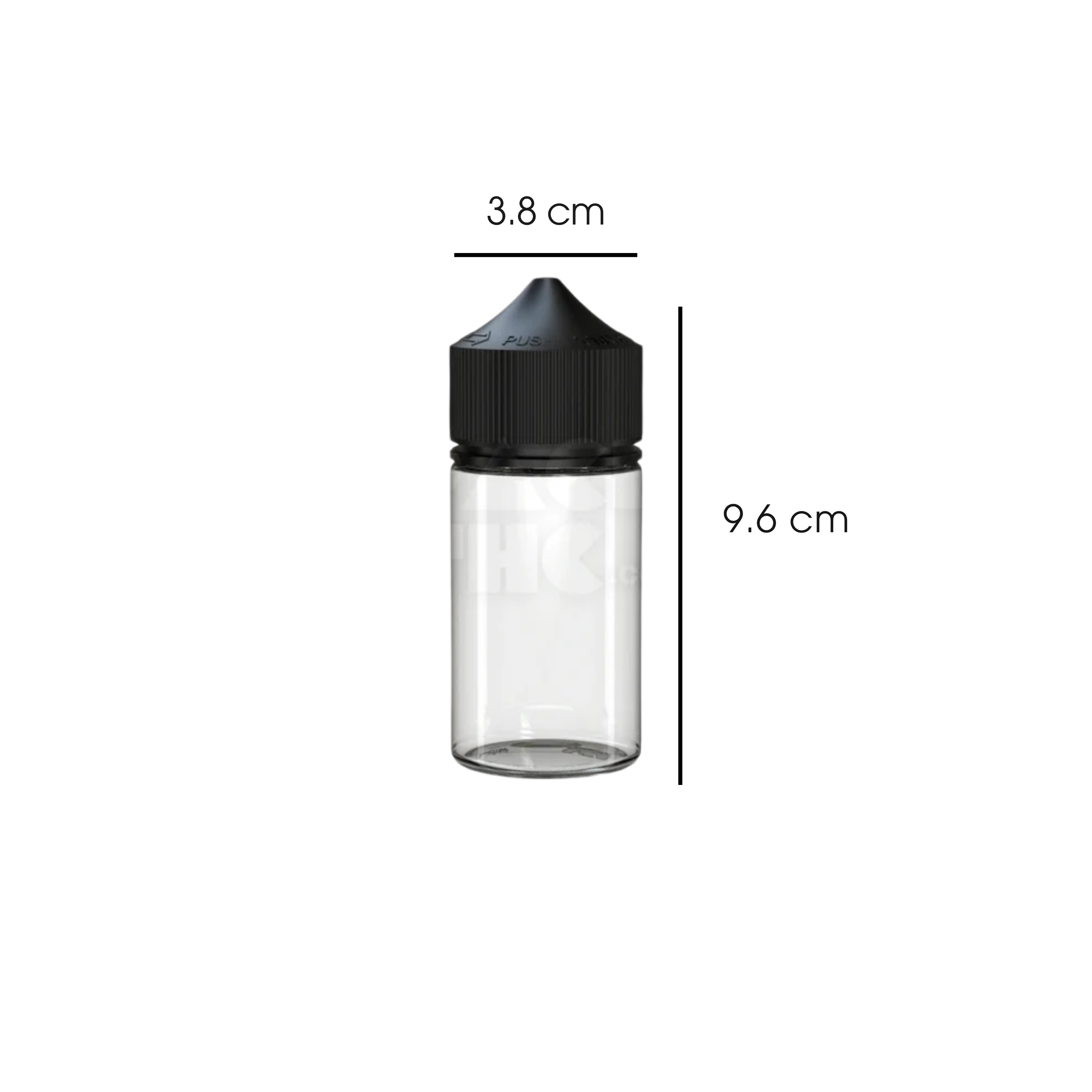 60ml Mini PET Unicorn Bottle - (500 Count)