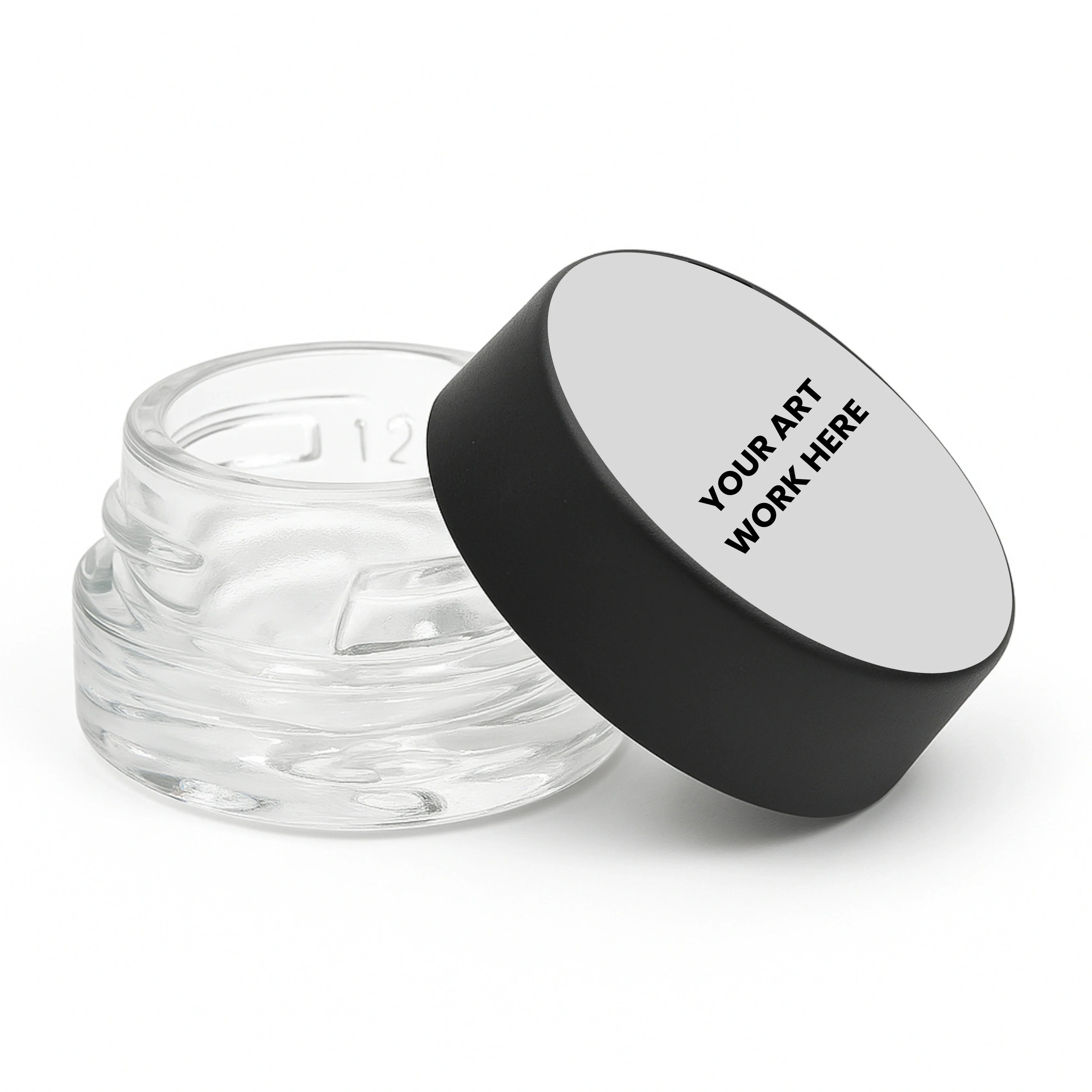 custom printed stickers 15 circle concentrate container