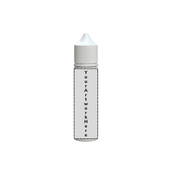 Chubby Gorilla 60ML V3 Unicorn Plastic Squeeze Bottle PET CR – Opaque White with White Cap