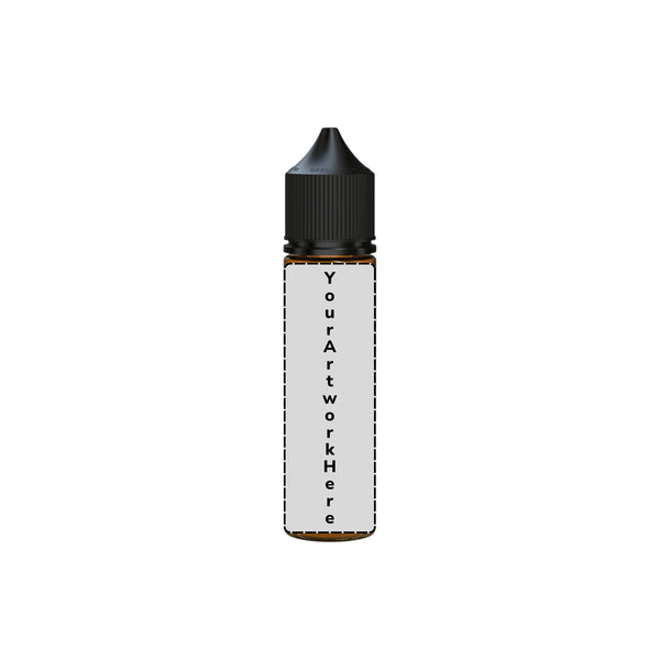 Chubby Gorilla 60ML V3 Unicorn Plastic Squeeze Bottle PET CR – Translucent Amber with Black Cap