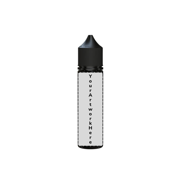 Chubby Gorilla 60ML V3 Unicorn Plastic Squeeze Bottle PET CR – Translucent Black with Black cap