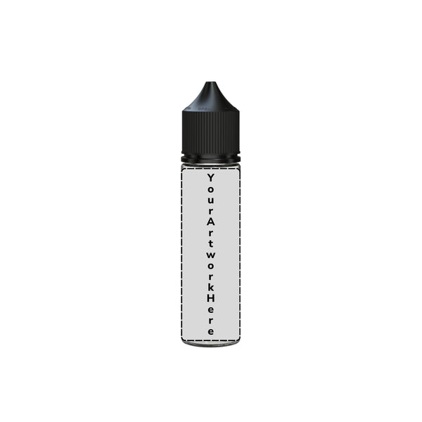Chubby Gorilla 60ML V3 Unicorn Plastic Squeeze Bottle PET CR – Clear with Black Cap