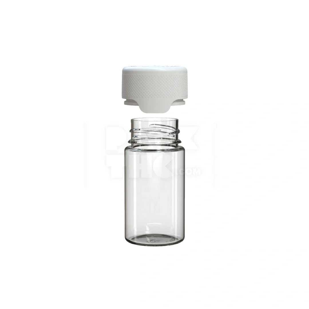 60ml mini aviator cr bottle clear natural white cap 500 count