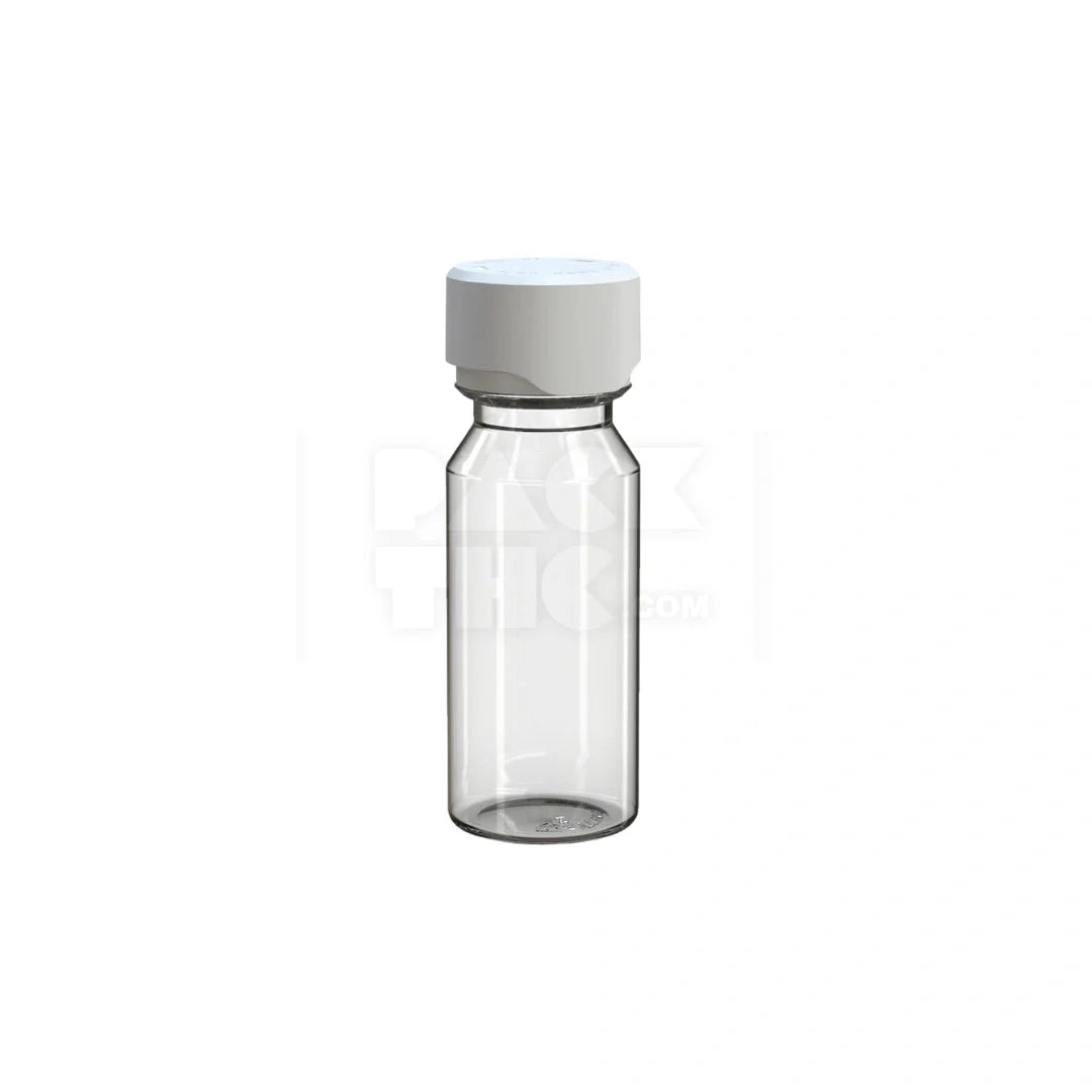 60ml aviator cr shot bottle clear natural white cap 500 count