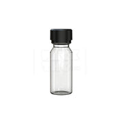 60ml aviator cr shot bottle clear natural black cap 500 count