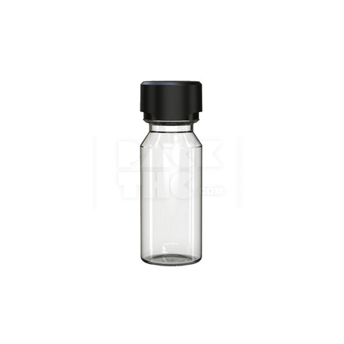 60ml aviator cr shot bottle clear natural black cap 500 count