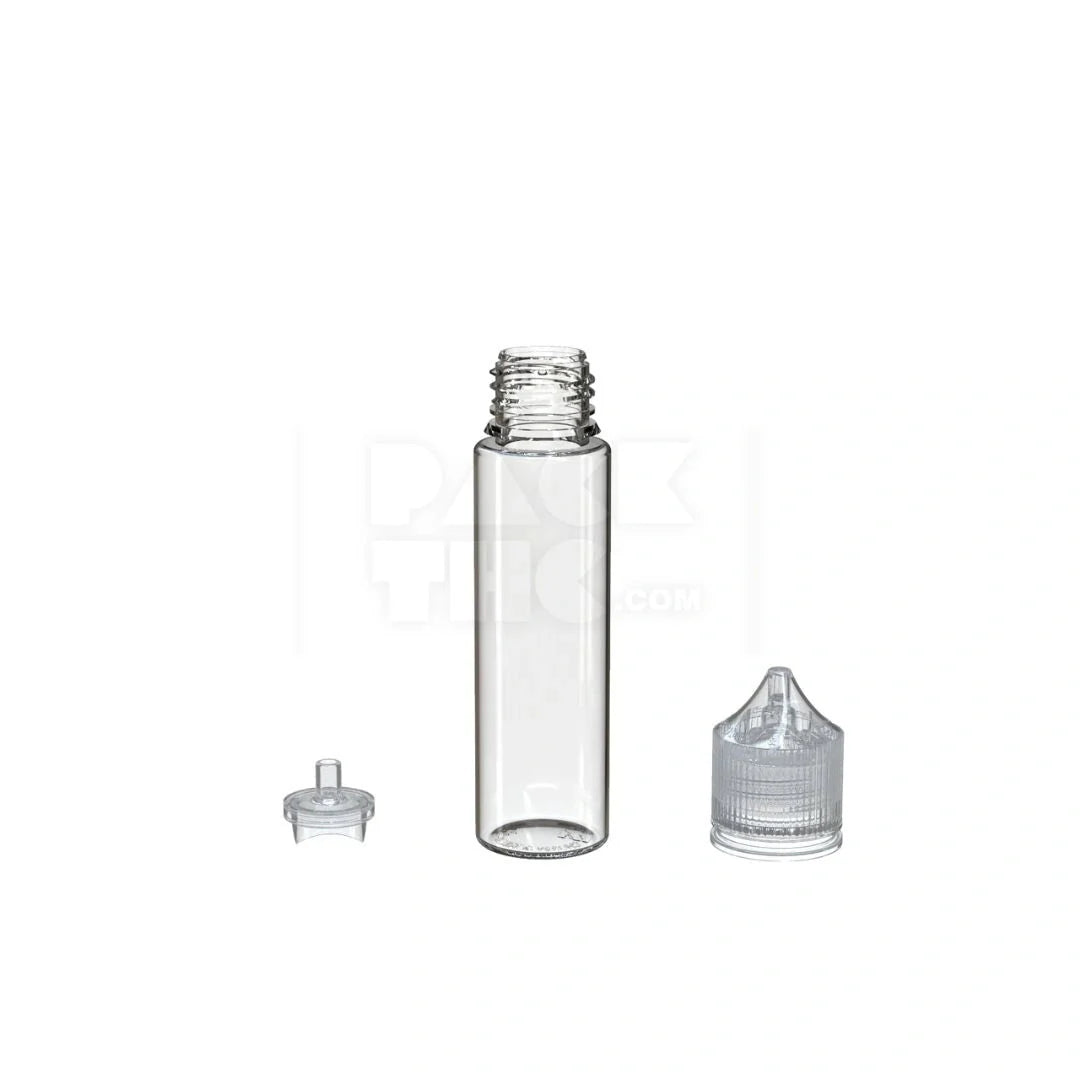60ml pet reducer unicorn bottle clear natural clear cap