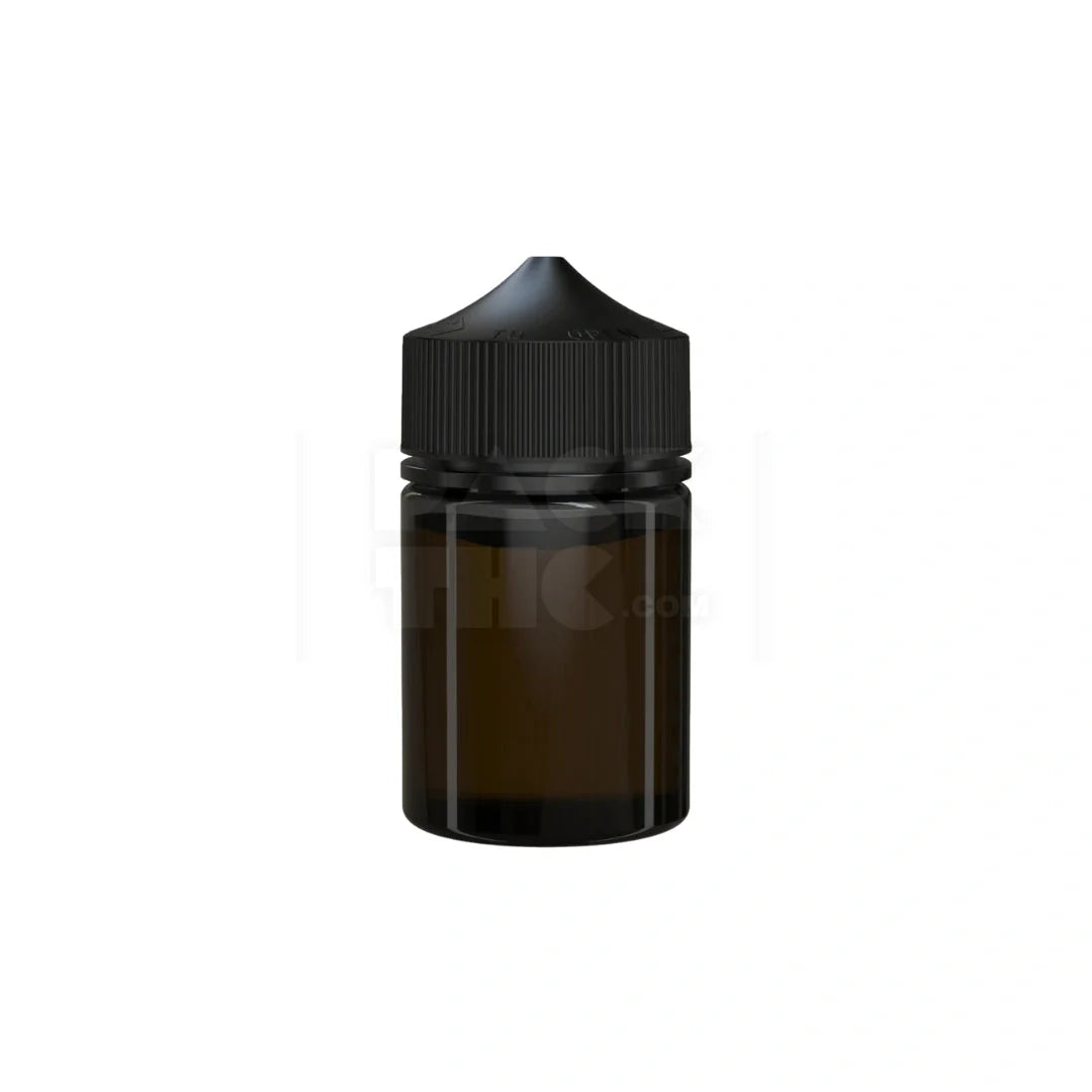 60ml stubby pet unicorn bottle cr translucent black 500 count