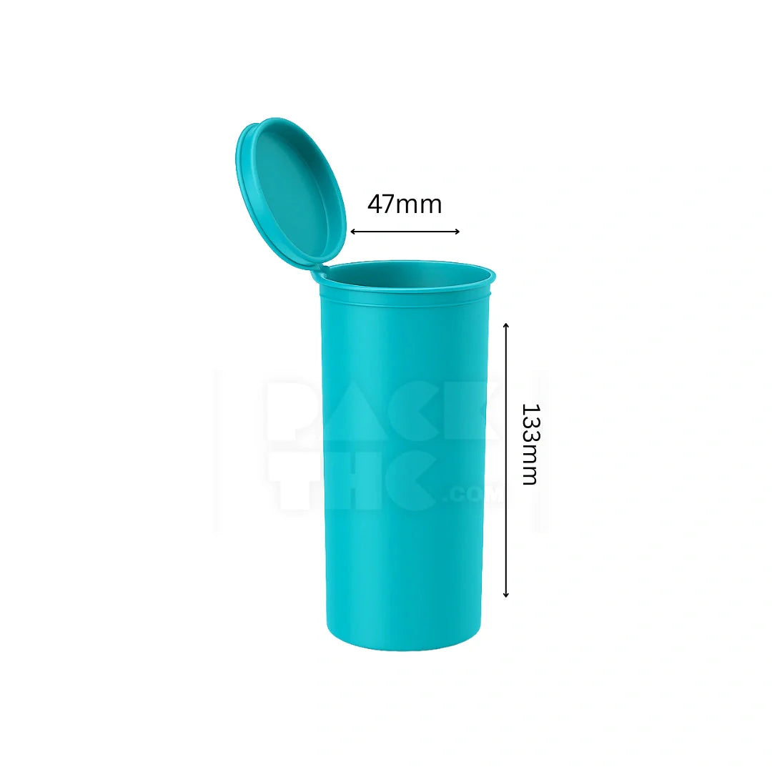 60 dram pop top vial 1 2oz aqua blue