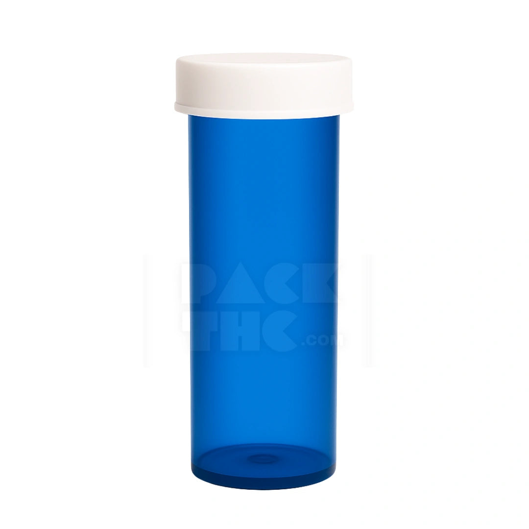 60 dram push turn cr bottles blue