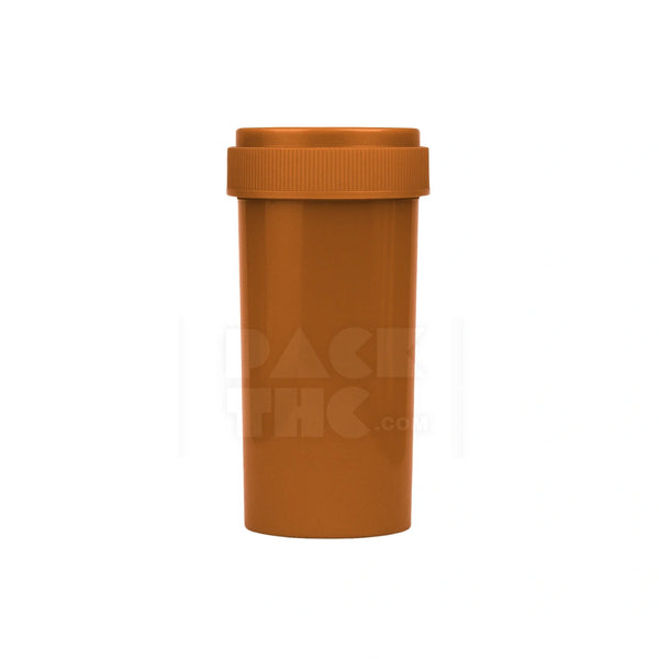 60 Dram Push & Turn Reverse Cap Bottle - Amber - (100 Count)