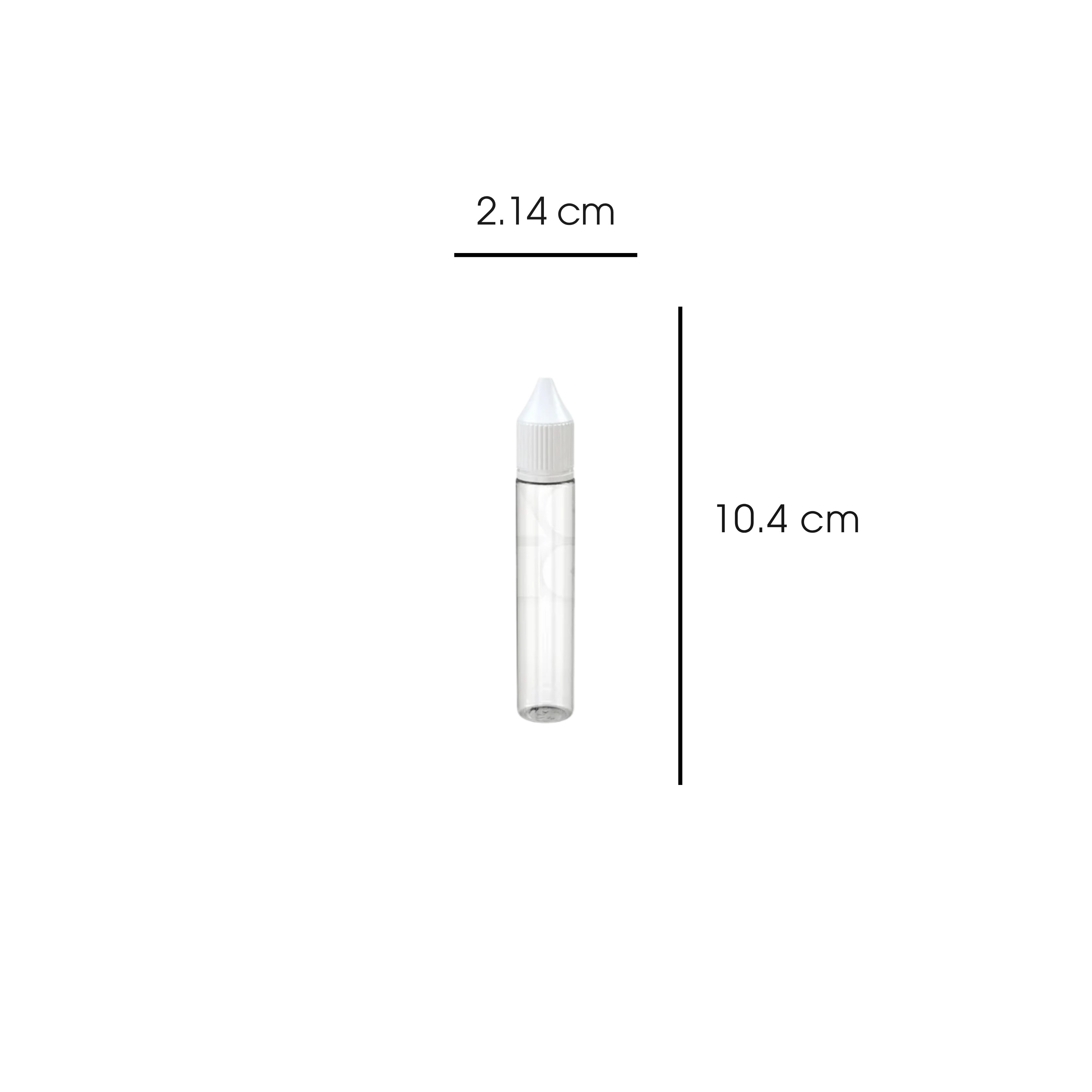30ml PET Reducer Unicorn Bottle Clear - (1000 count)