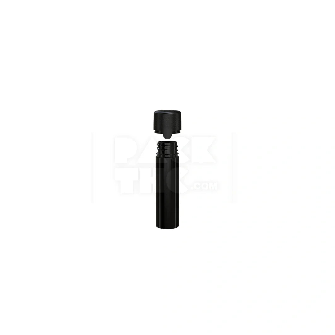 65mm aviator tube flat bottom opaque black 500 count