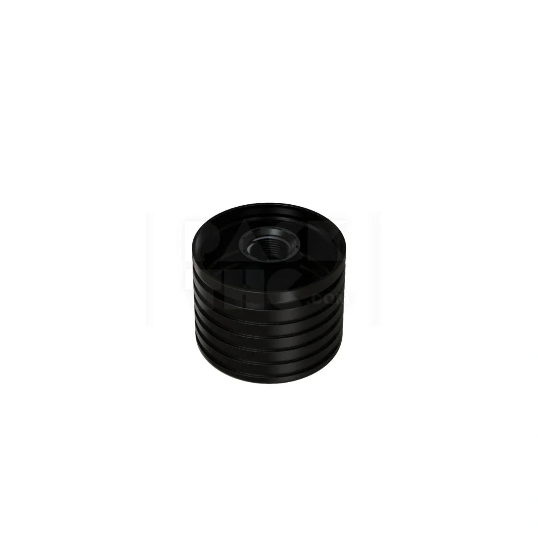 65mm spiral cr 510 cartridge flat bottom clear natural black cap 400 count
