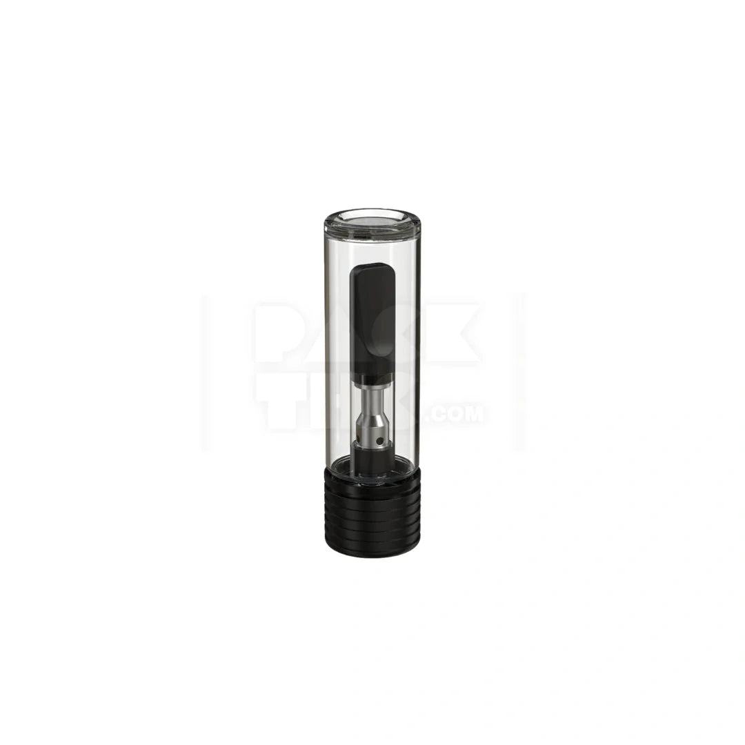 65mm spiral cr 510 cartridge flat bottom clear natural black cap 400 count