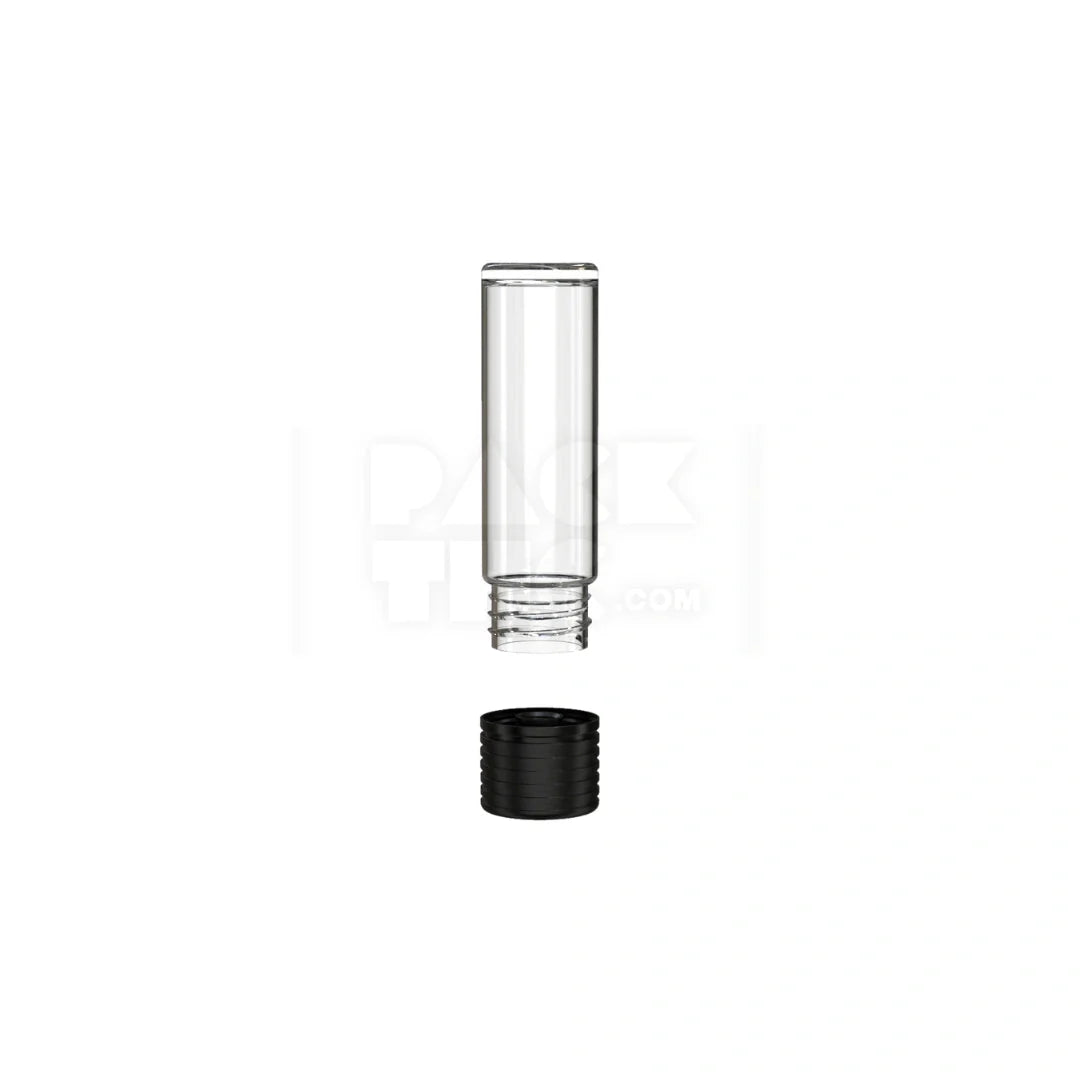 65mm spiral cr 510 cartridge flat bottom clear natural black cap 400 count