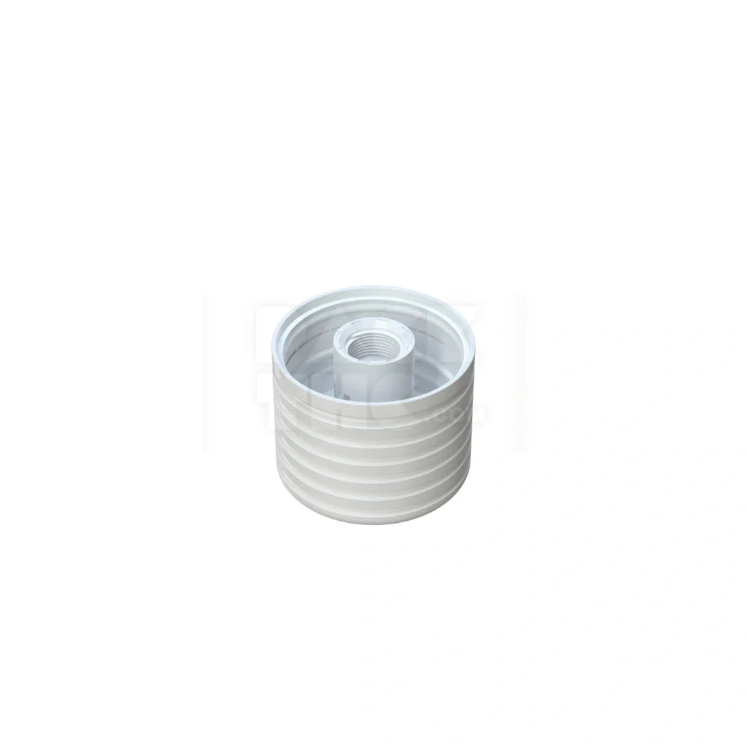 65mm spiral cr 510 cartridge round top clear natural white cap 400 count