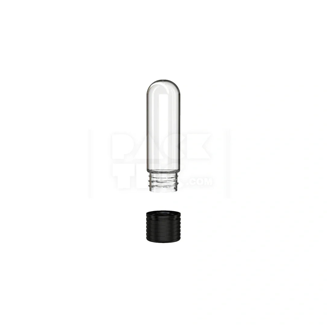 65mm spiral cr 510 cartridge round top clear natural black cap 400 count