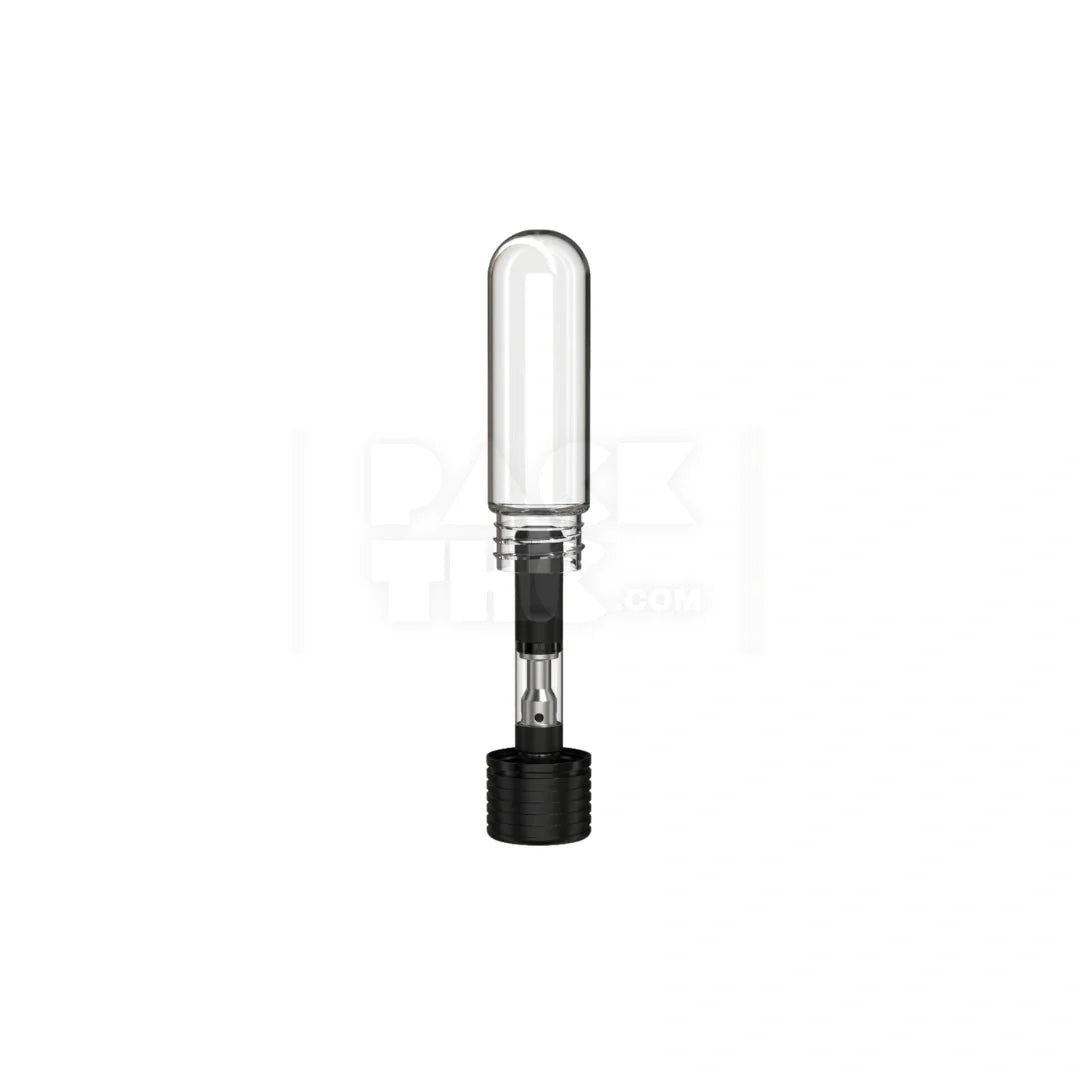 65mm spiral cr 510 cartridge round top clear natural black cap 400 count