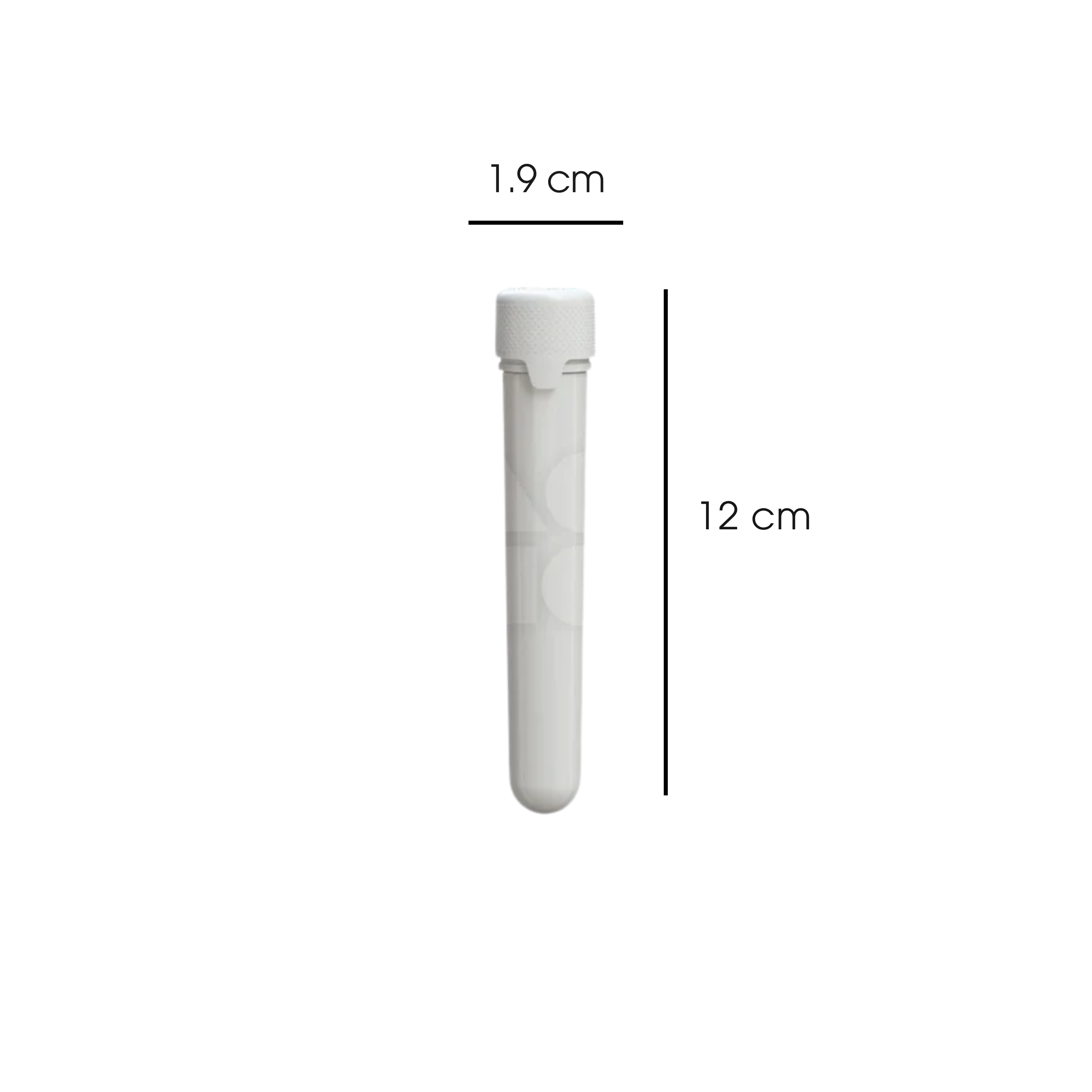 120mm White Aviator Child Resistant Pre Roll Tube - (500 count)