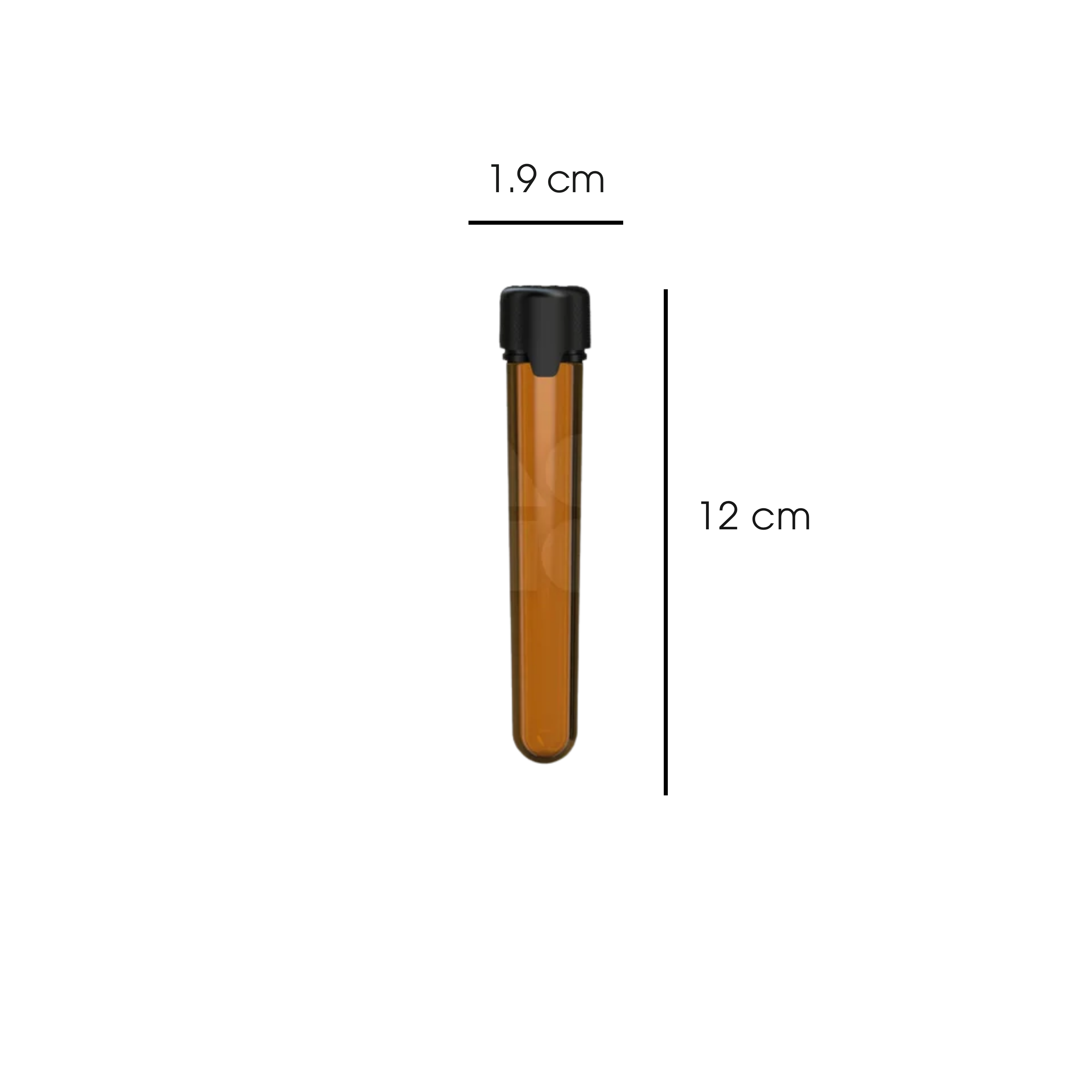 120mm Amber Aviator Child Resistant Pre Roll Tube - (500 count)