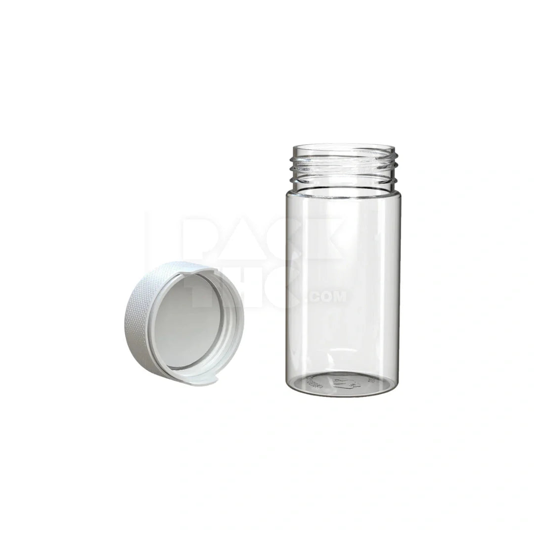 6oz 180cc aviator cr container clear natural white cap 300 count