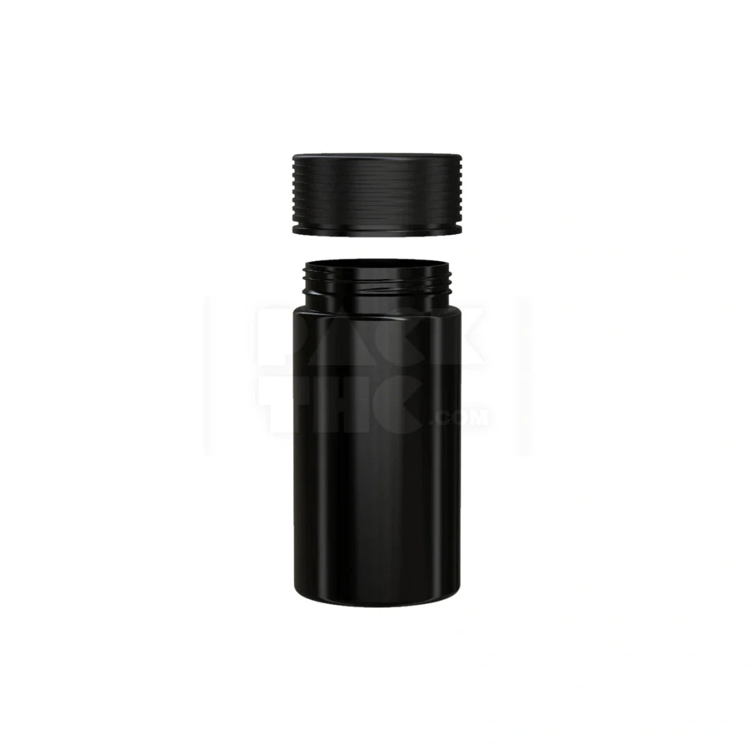 6oz 180cc spiral cr container opaque black 300 count