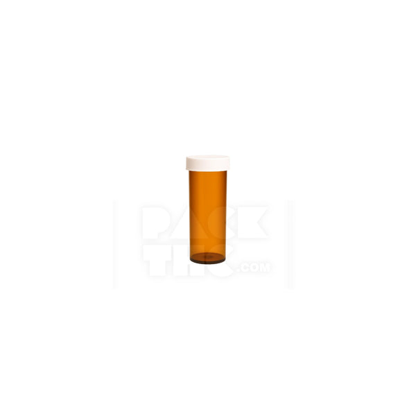 6 DRAM PUSH & TURN CR BOTTLES - AMBER
