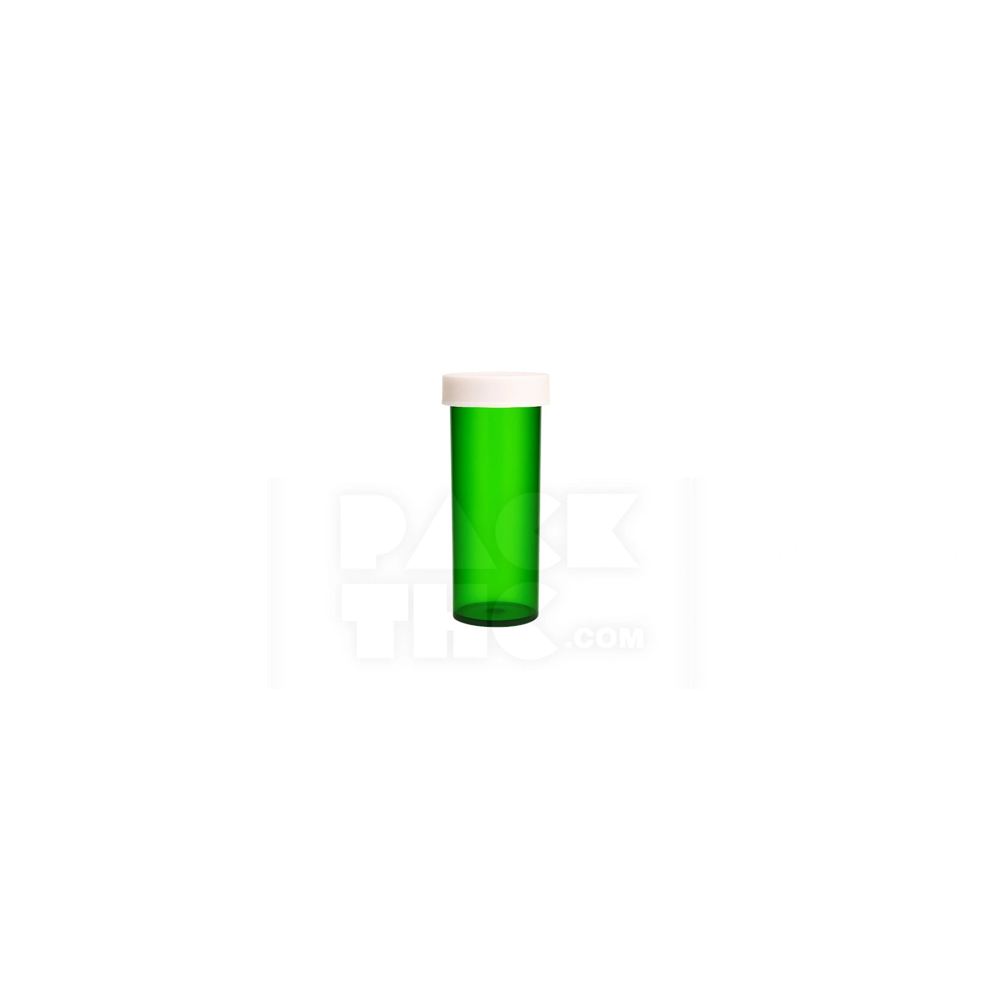 6 dram push turn cr bottles green