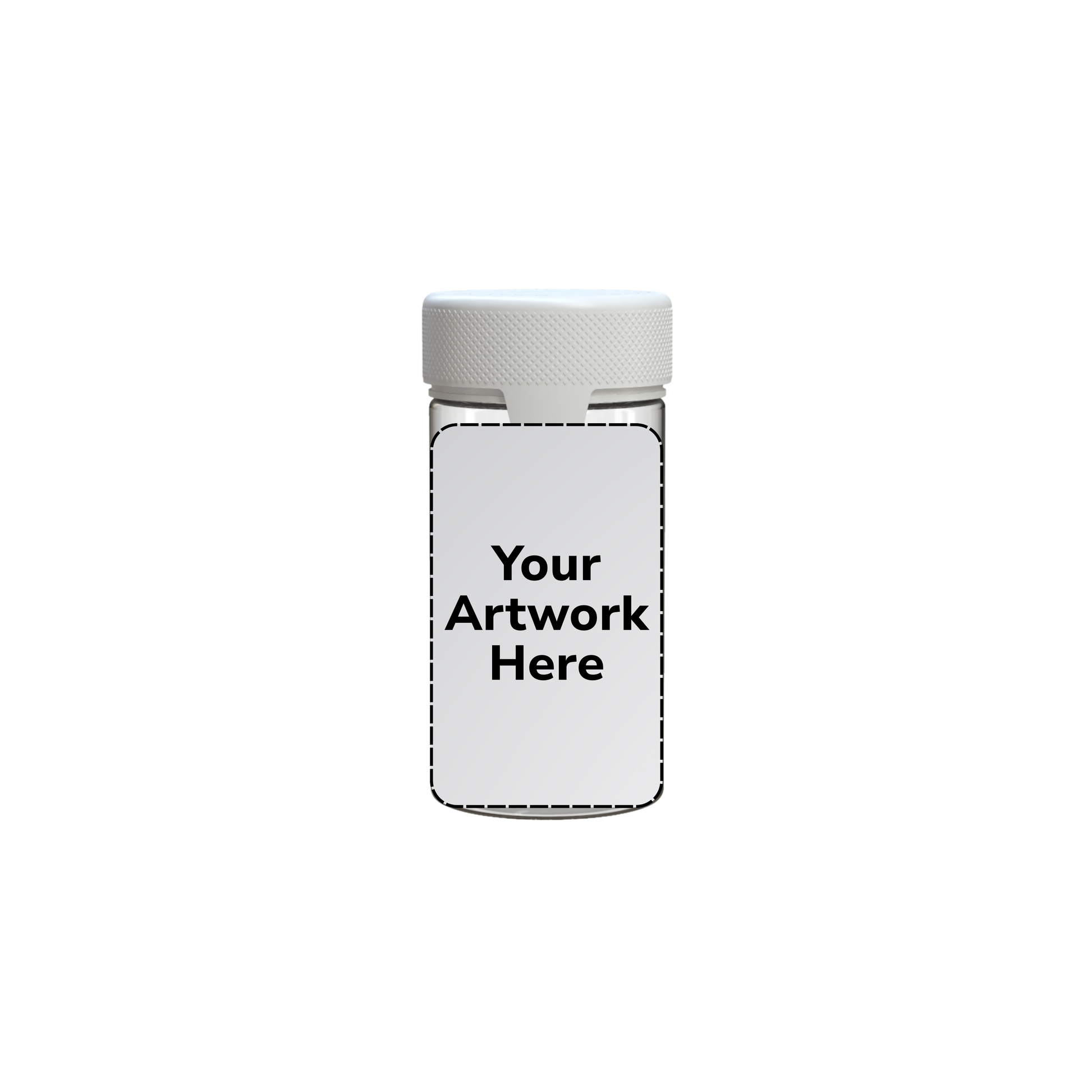 6oz aviator cr jar clear white cap