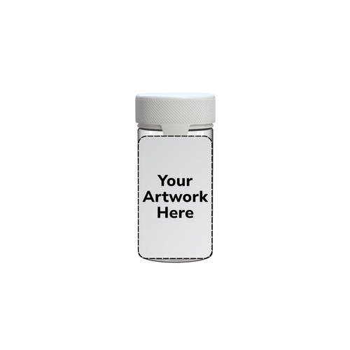 6oz aviator cr jar clear white cap