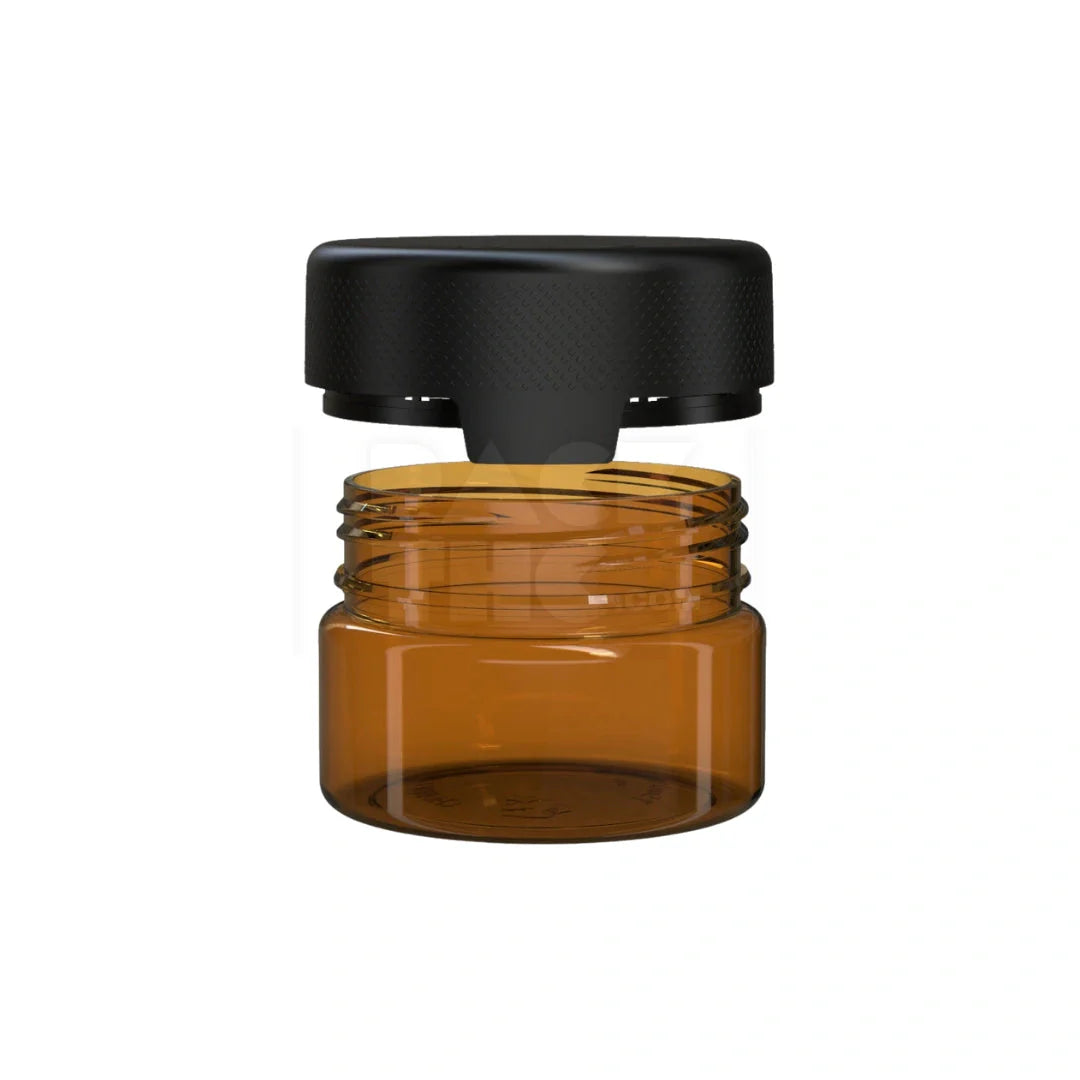 7.5oz aviator cr xl container translucent amber 100 count