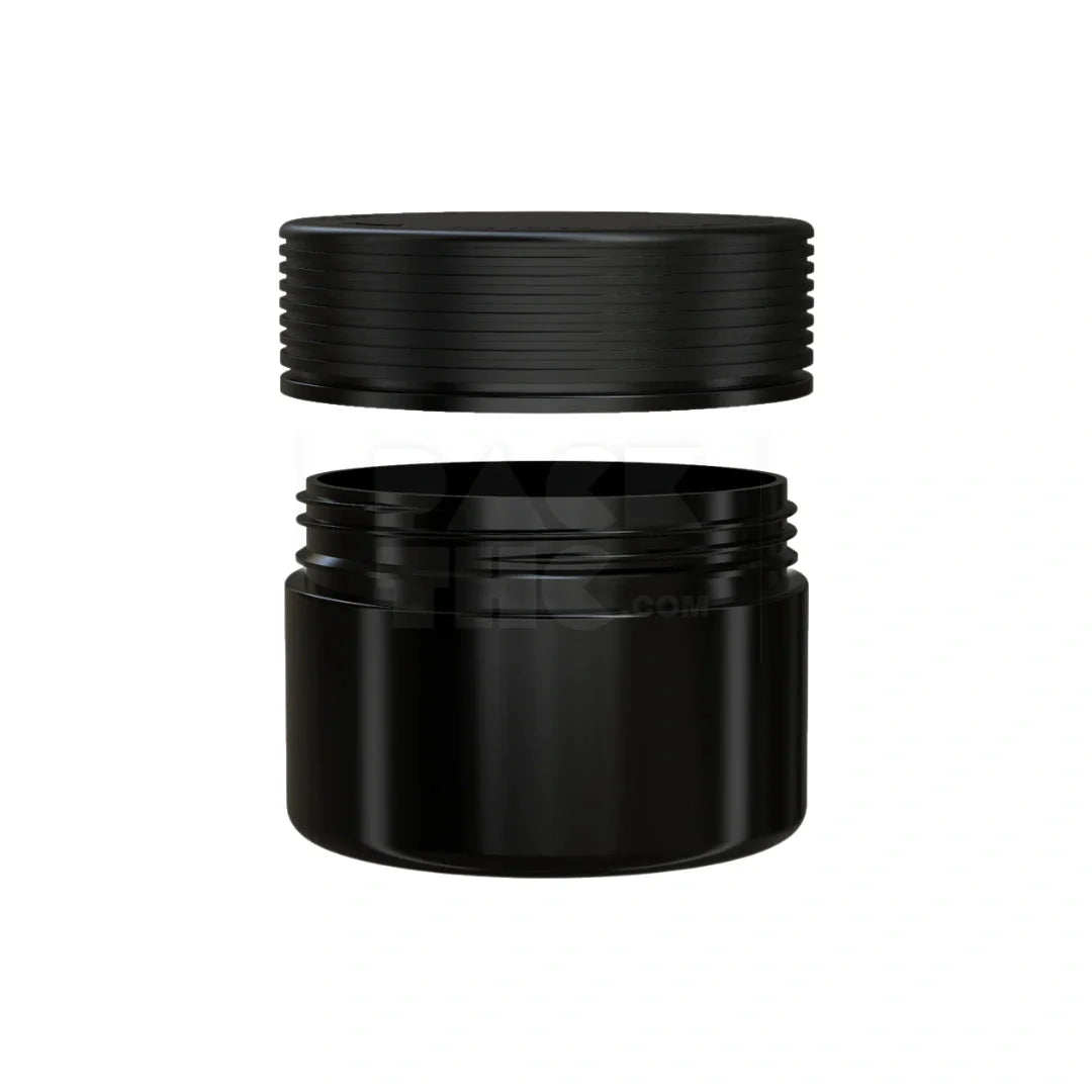 7.5oz 220cc spiral cr xl container opaque black 100 count
