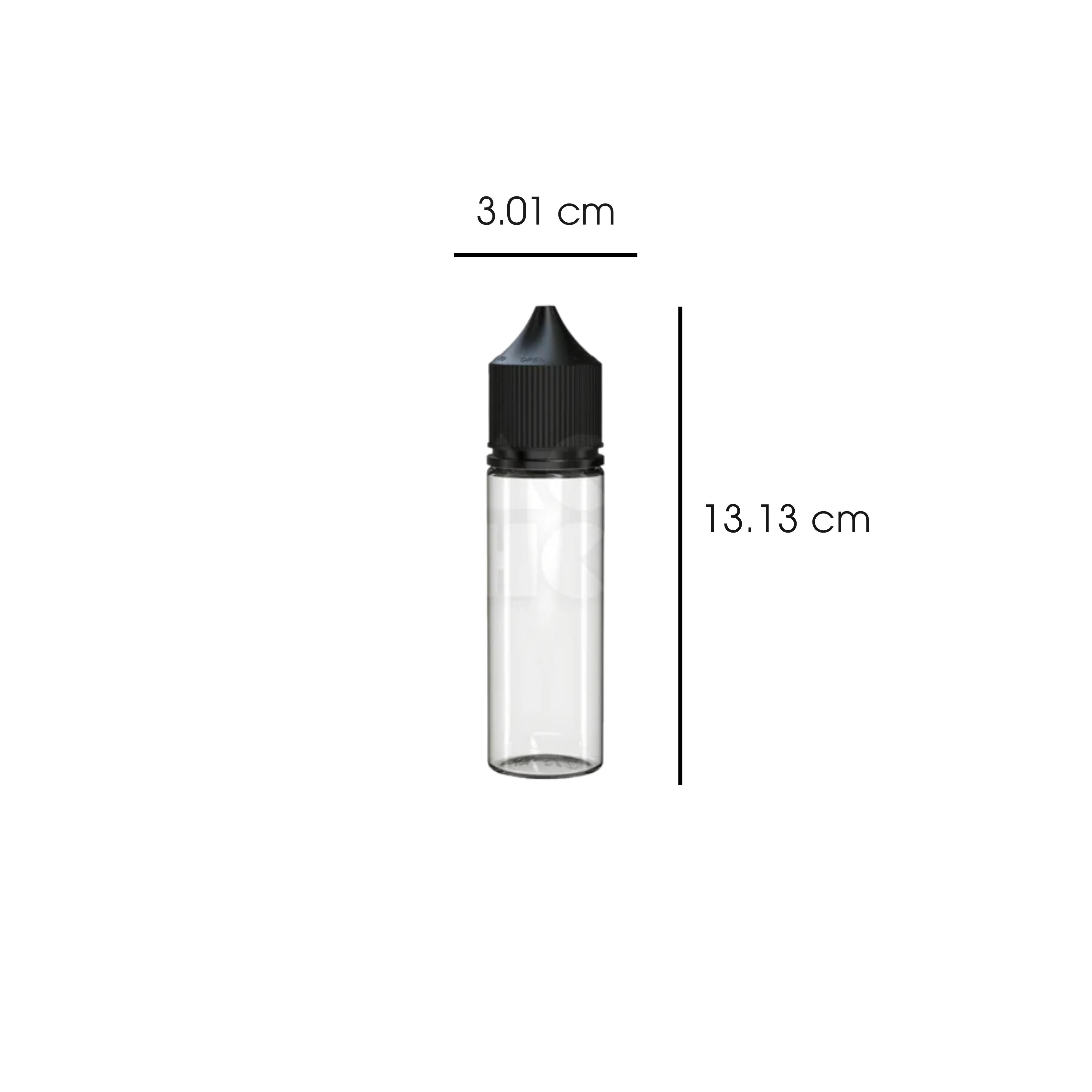 60ML V3 PET UNICORN BOTTLE - (500 count)