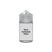 75ml stubby unicorn bottle clear clear cap