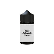 75ml stubby unicorn bottle translucent black