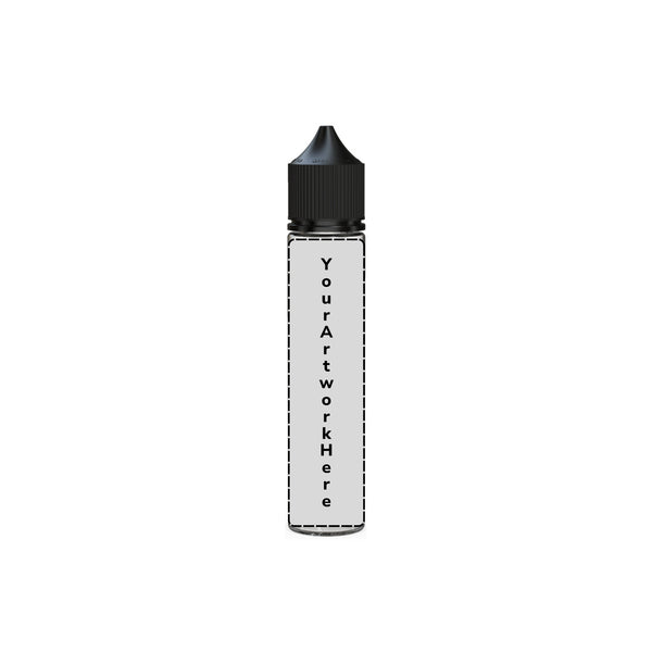 Chubby Gorilla 75ML V3 Unicorn Plastic Squeeze Bottle PET CR – Clear with Black Cap