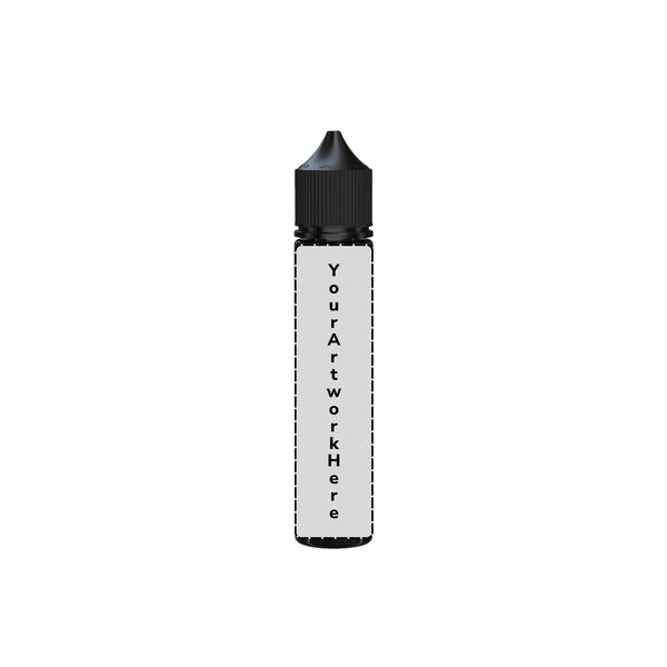 Chubby Gorilla 75ML V3 Unicorn Plastic Squeeze Bottle PET CR – Translucent Black with Black cap
