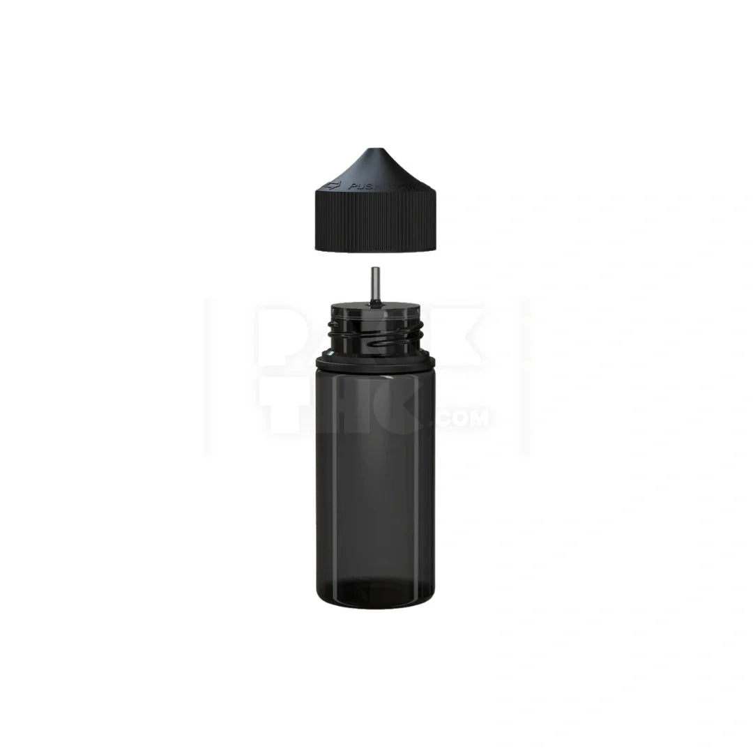 75ml mini pet unicorn bottle translucent black 400 count