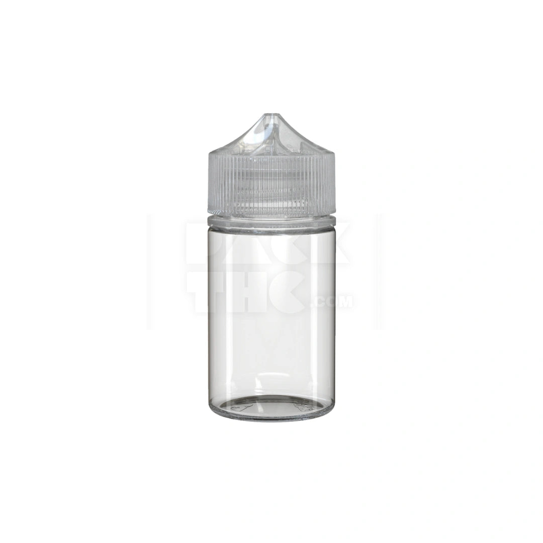 75ml stubby pet unicorn bottle cr clear natural 500 count