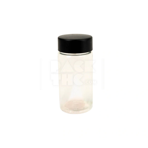 75mm Multi Pack Preroll PET Jar - Clear With Black Lid - (100 Count)