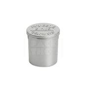 6 Dram Pop Top Vial - Silver | Child-Resistant Bulk Case - (600 Count)