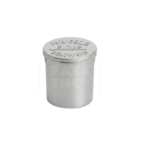 6 Dram Pop Top Vial - Silver | Child-Resistant Bulk Case - (600 Count)