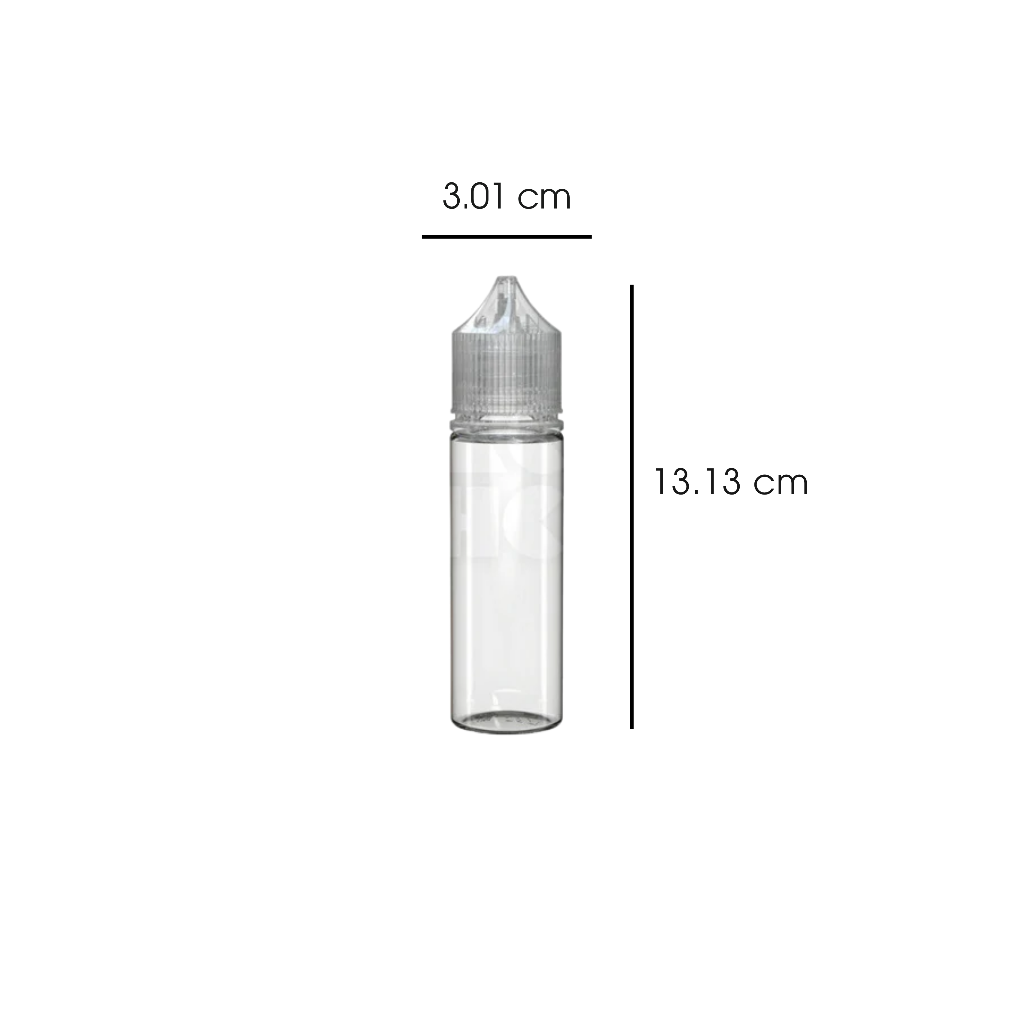 60ML V3 PET UNICORN BOTTLE - (500 count)
