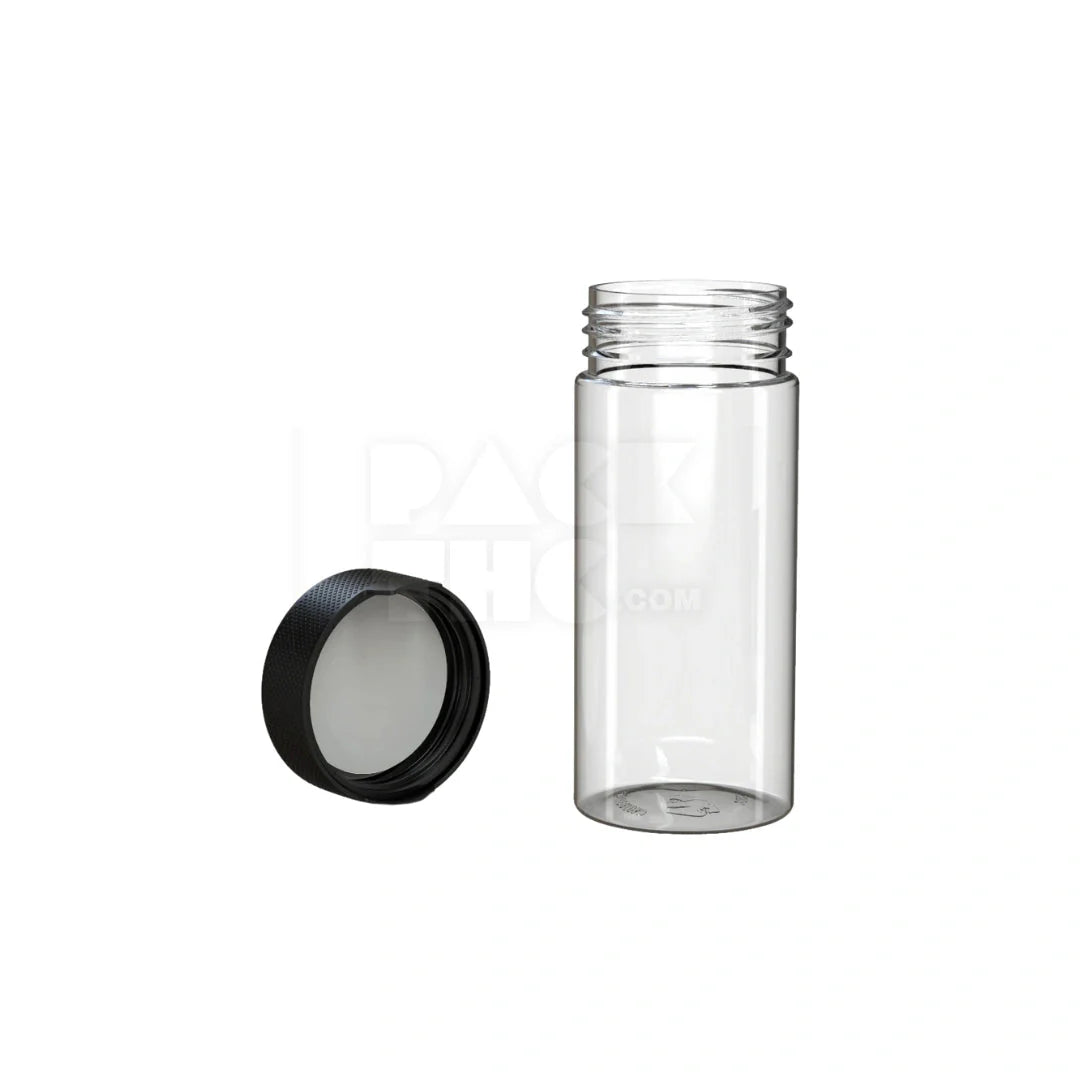8oz 240cc aviator cr container clear natural black cap 200 count