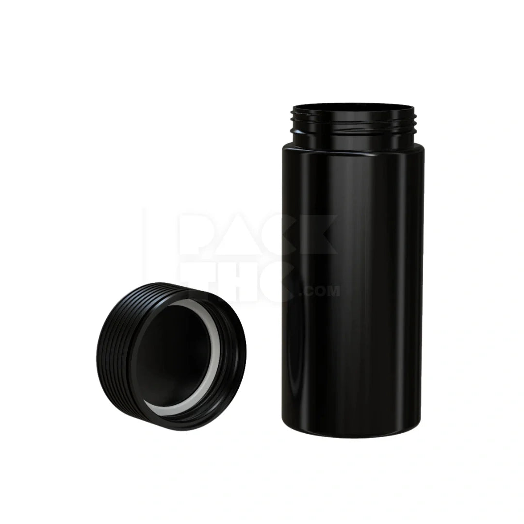 8oz 240cc spiral cr container opaque black 200 count