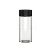 8oz 240cc spiral cr container clear natural black cap 200 count